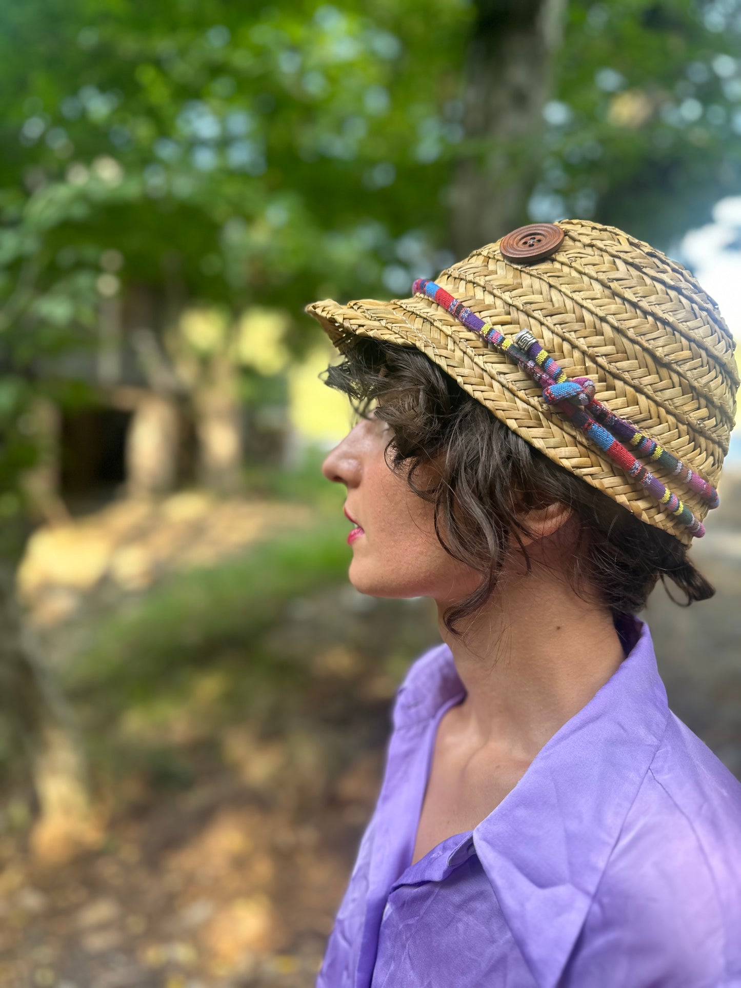 Straw cap "Ipolite"
