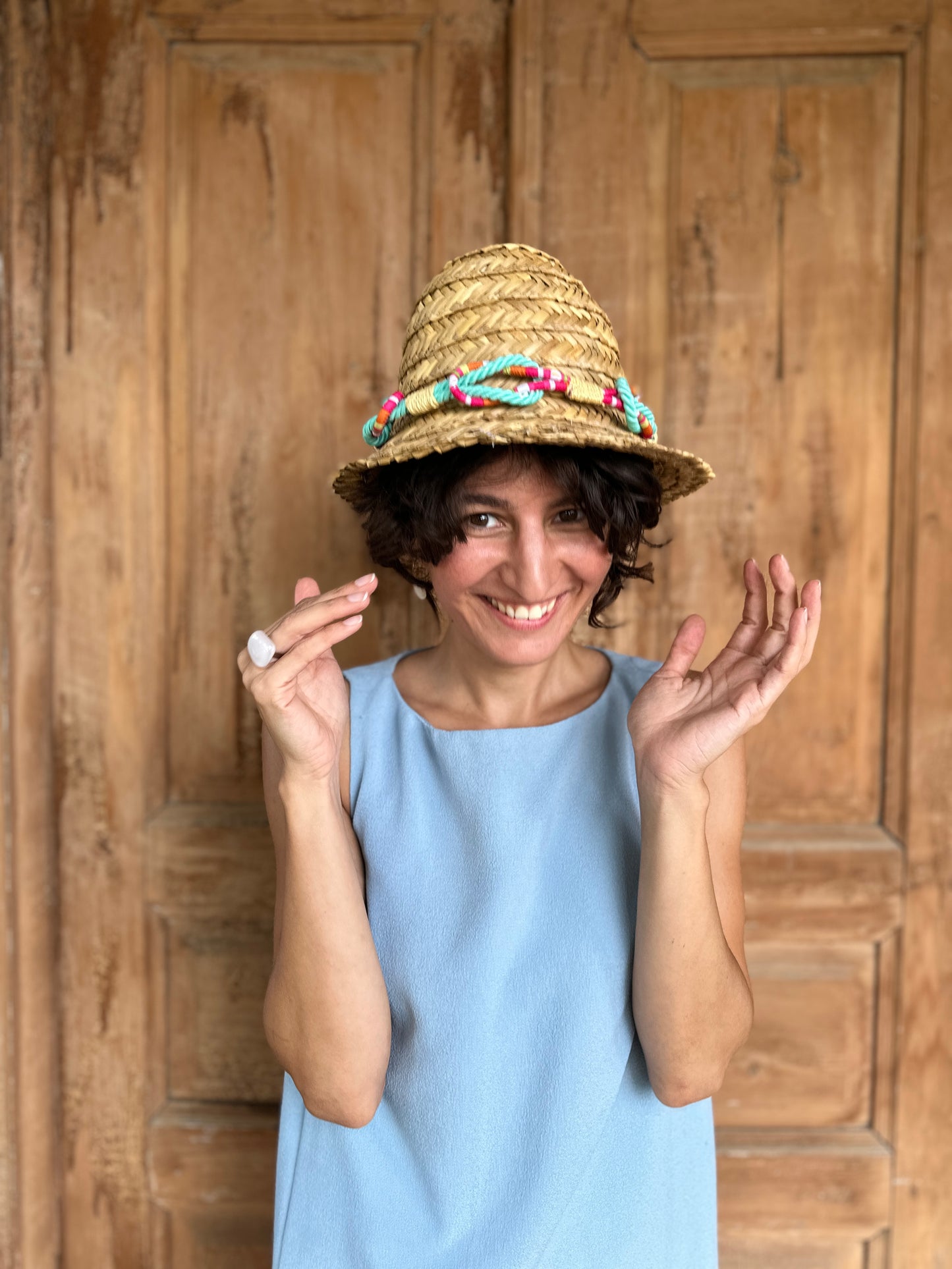 Straw hat "Khvicha"