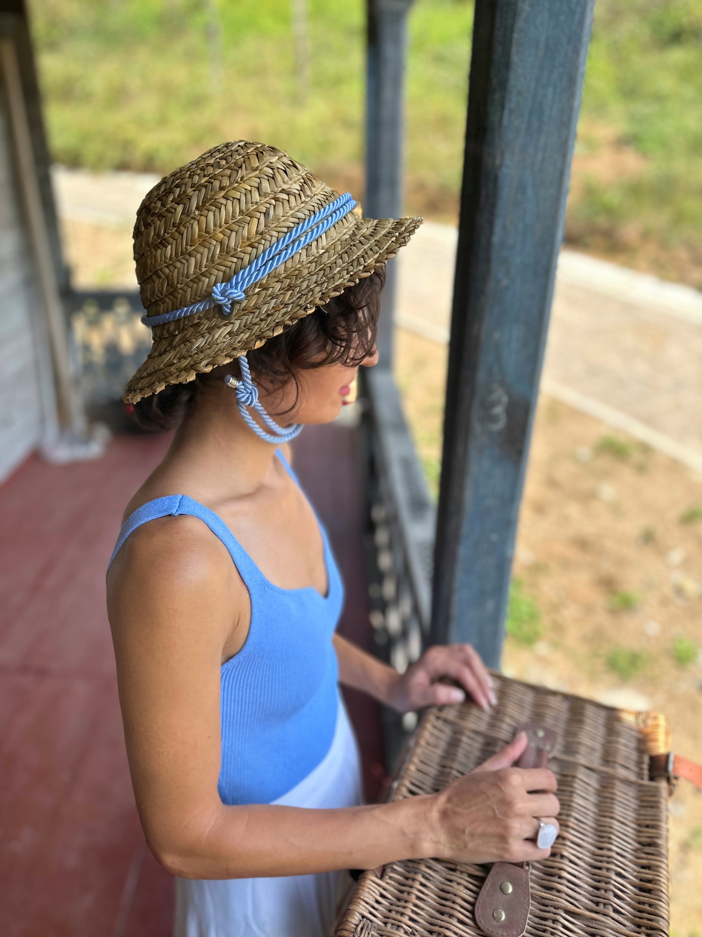 Straw hat "Zurikela"