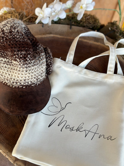 Crochet cap with leather brim "Shotiko"