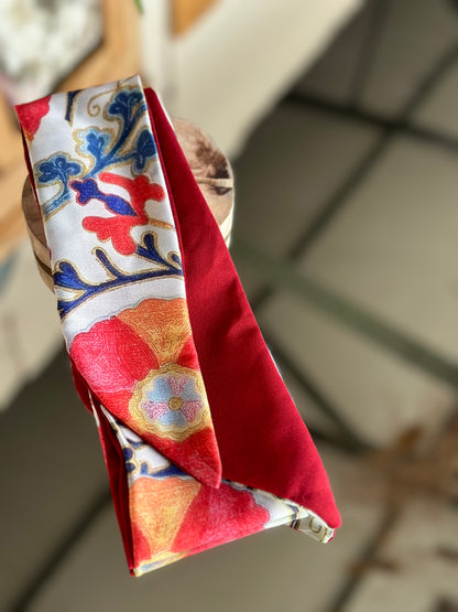 Extra scarf for straw hat "Manoni"