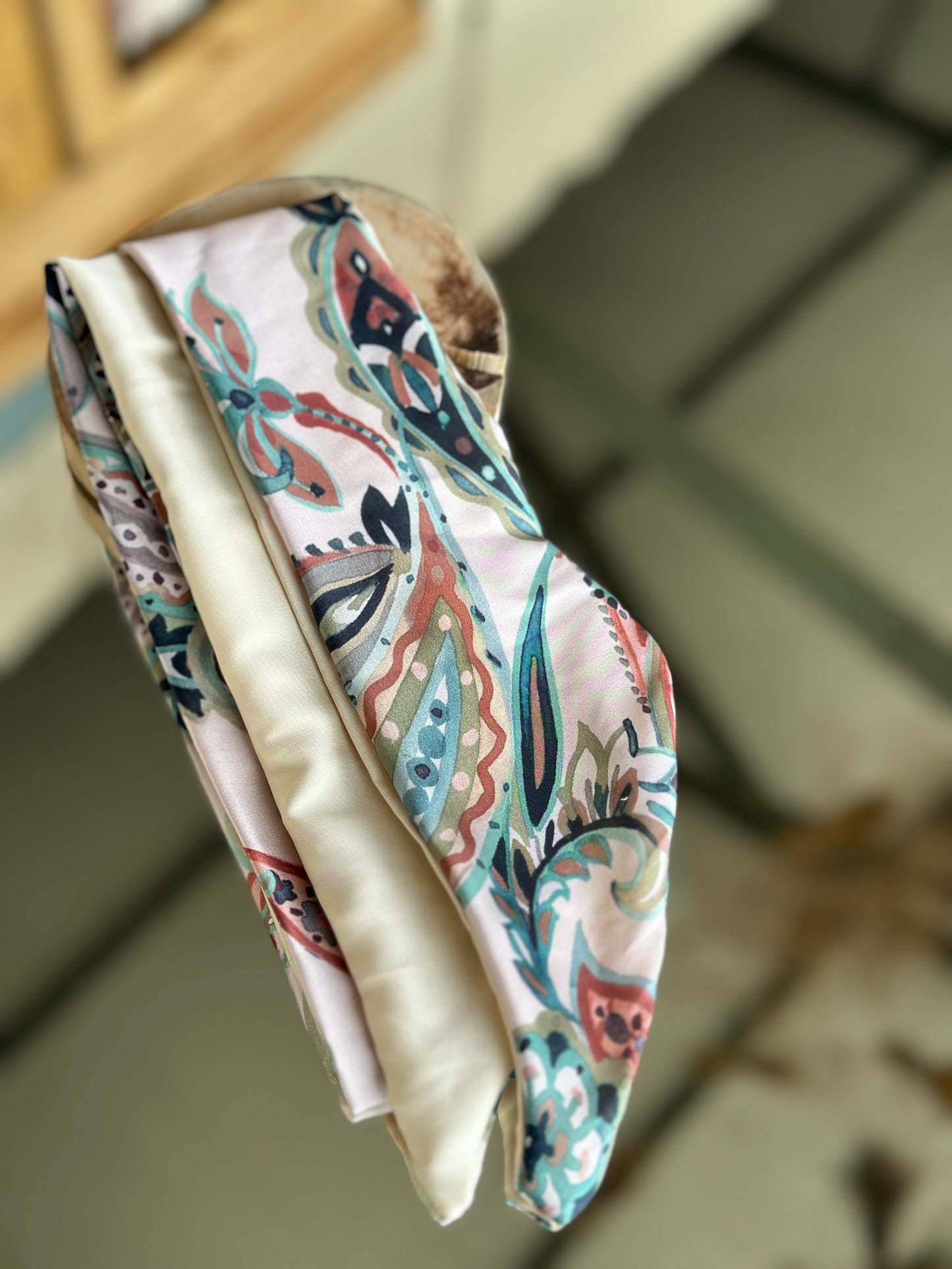 Extra scarf for straw hat "Manoni"