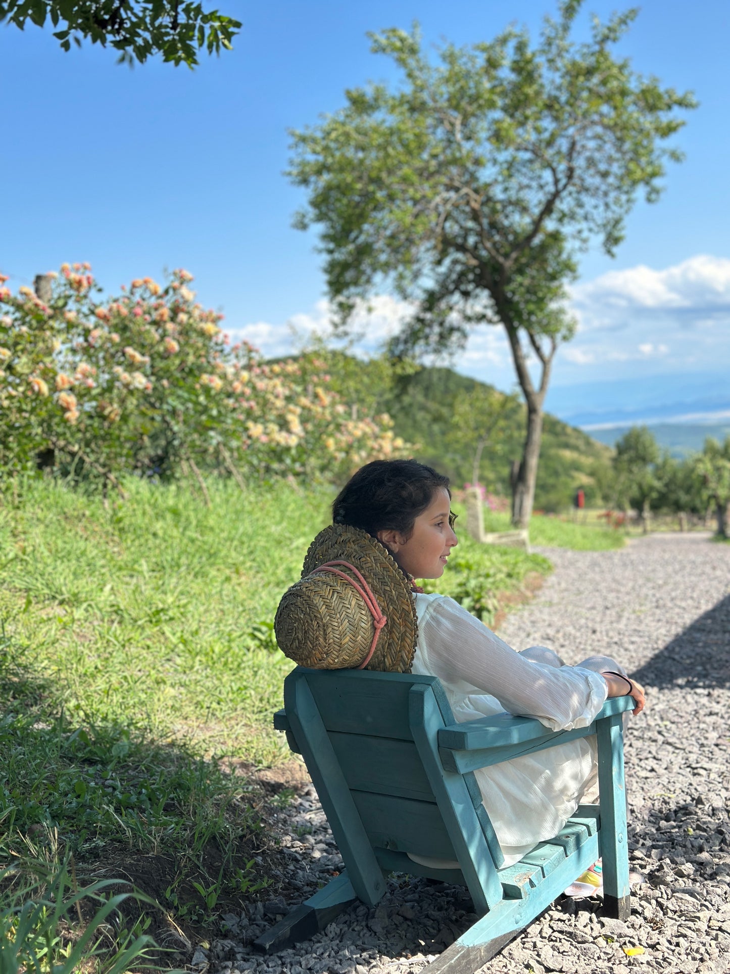 Straw hat "Zurikela"