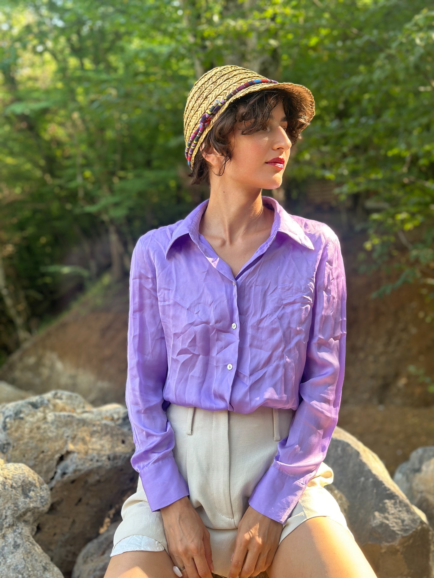 Straw cap "Ipolite"