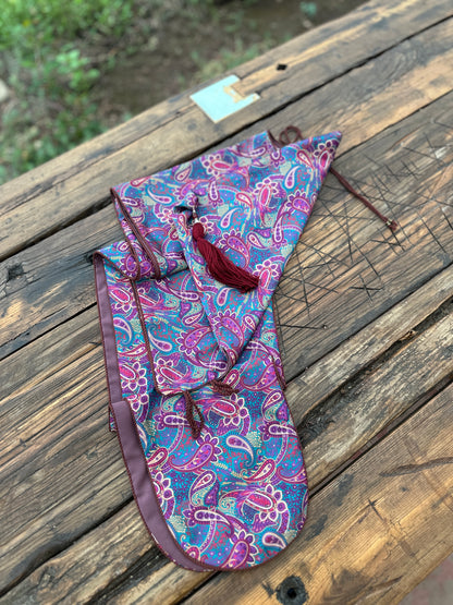 Handmade Silk Kabalakhi – Unisex Hooded Scarf by Moikhvie Kabalakhi