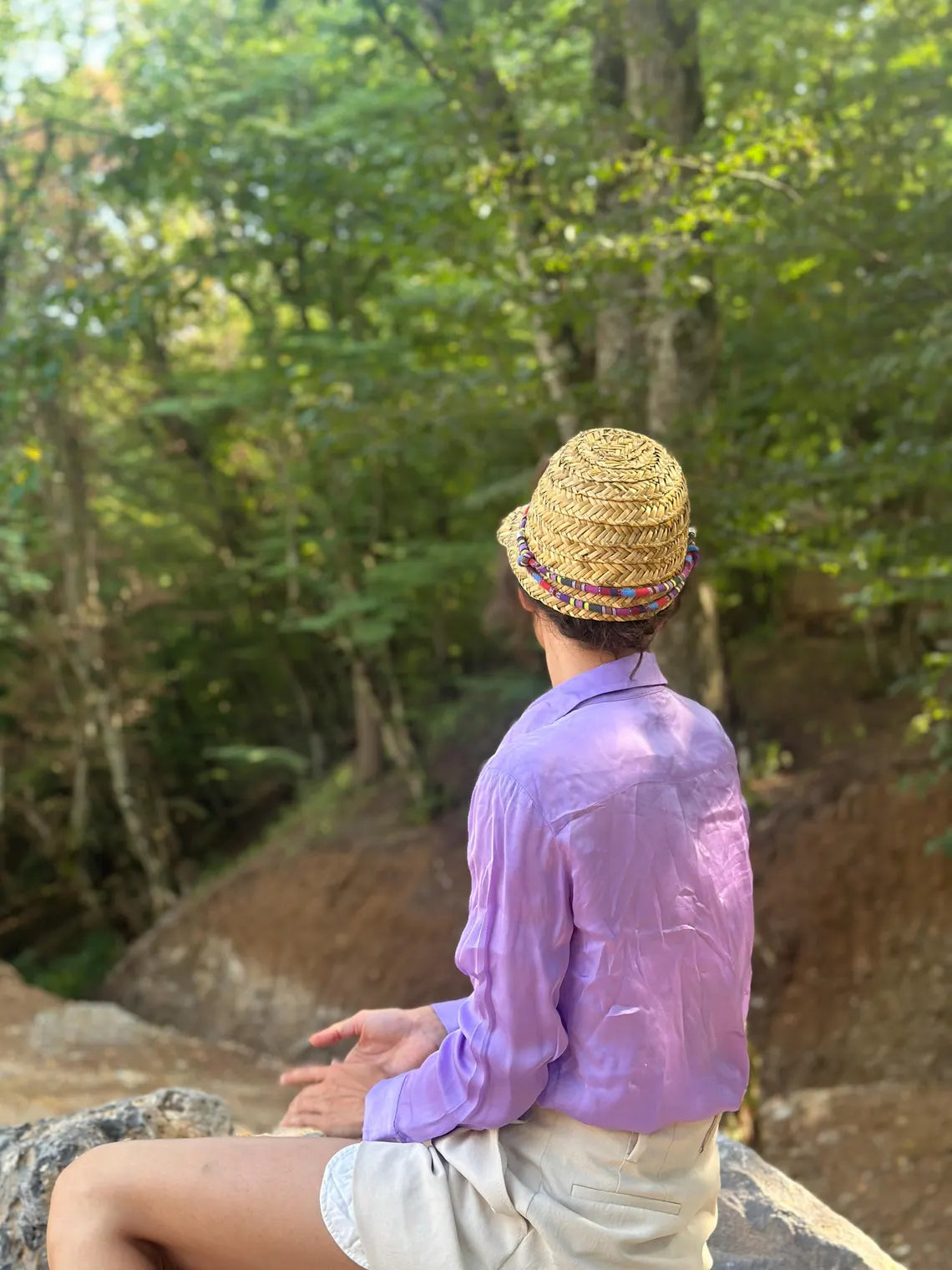 Straw cap "Ipolite"